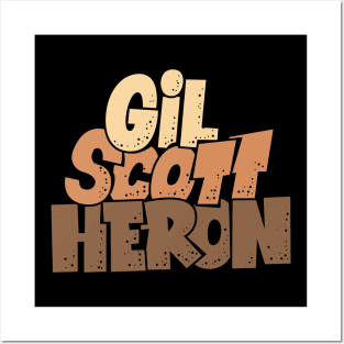 Gil Scott-Heron - Soul and Jazz Legend - Poet and Spoken Word Artist Posters and Art